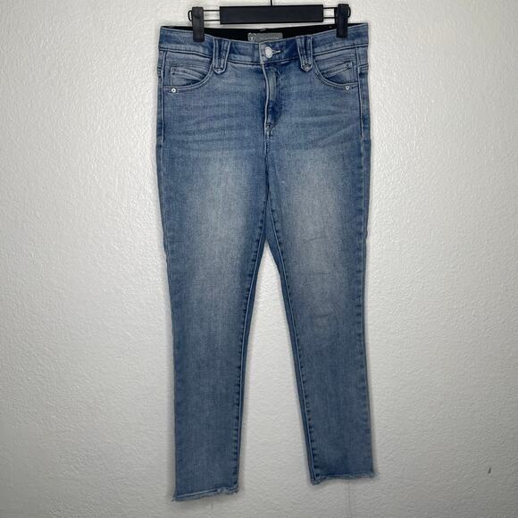 Wit & Wisdom Womens Jeans Size 4 Denim Blue Medium Wash Skinny Leg Mid Rise - Picture 1 of 12